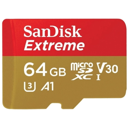 Карта памяти SanDisk Extreme Pro Deluxe microSDXC + SD Adapter 64GB 160MB/s Class 10