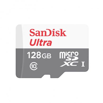 Карта памяти SanDisk Ultra Android microSDXC + SD Adapter 128GB 80MB/s Class 10