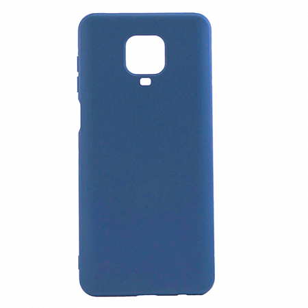 Накладка Silicone Case для Redmi Note 9S/Note 9 Pro (Голубой)